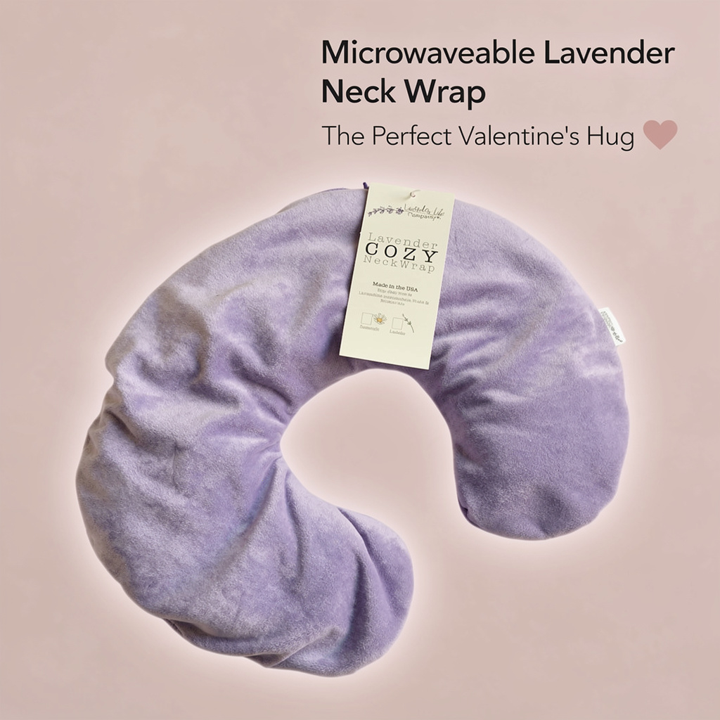 Lavender Cozy Neck Wrap